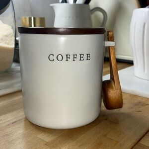 Hearth & Hand Coffee Jar with Spoon